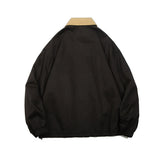 Unisex Jacket Vintage Safari Jacket Jacket Lapel Tooling Jacket Profile Baggy Coat